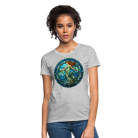 Thumbnail for Women's Mosaic Aquarius T-Shirt - heather gray