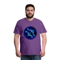 Thumbnail for Men's Sagittarius Premium T-Shirt - purple