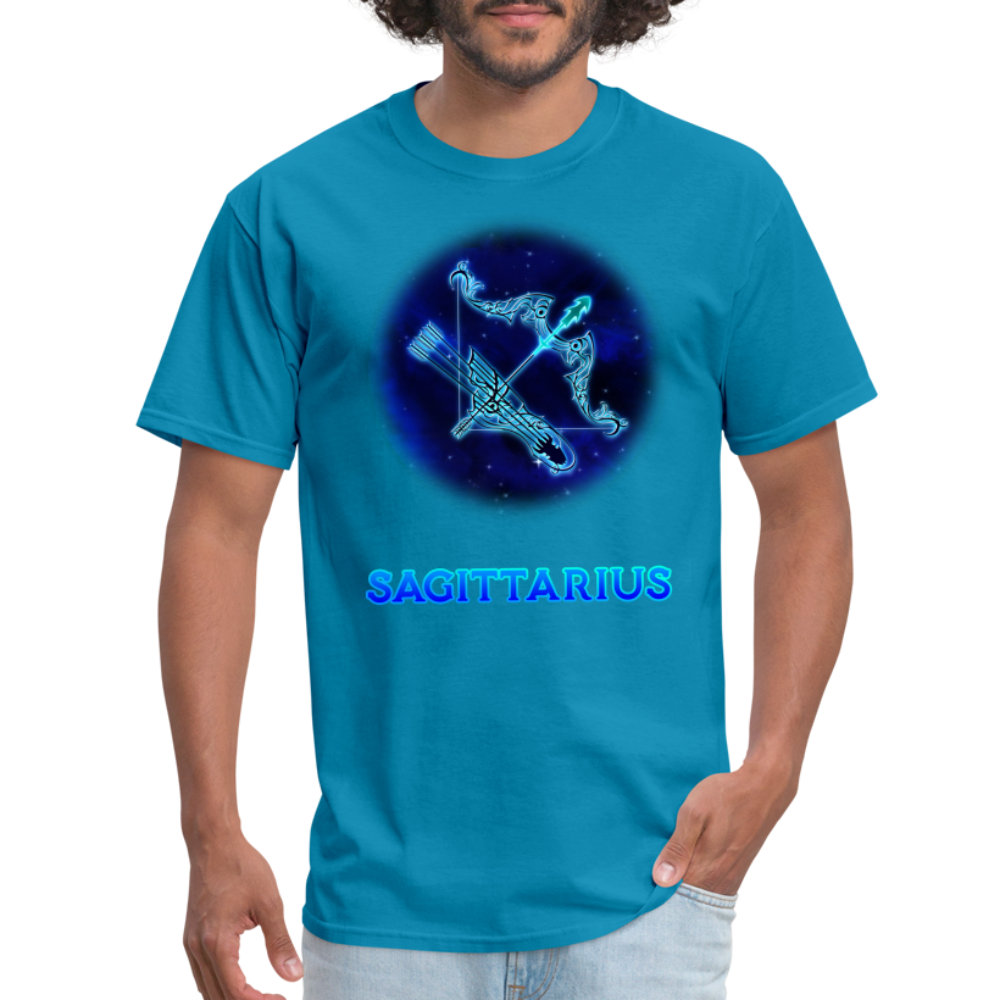 Men's Stellar Sagittarius Classic T-Shirt - turquoise