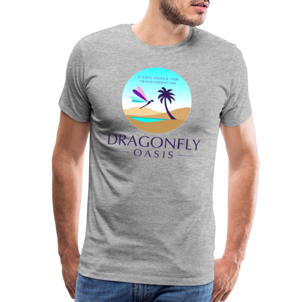 Men's Dragonfly Oasis V.1 Premium T-Shirt - heather gray