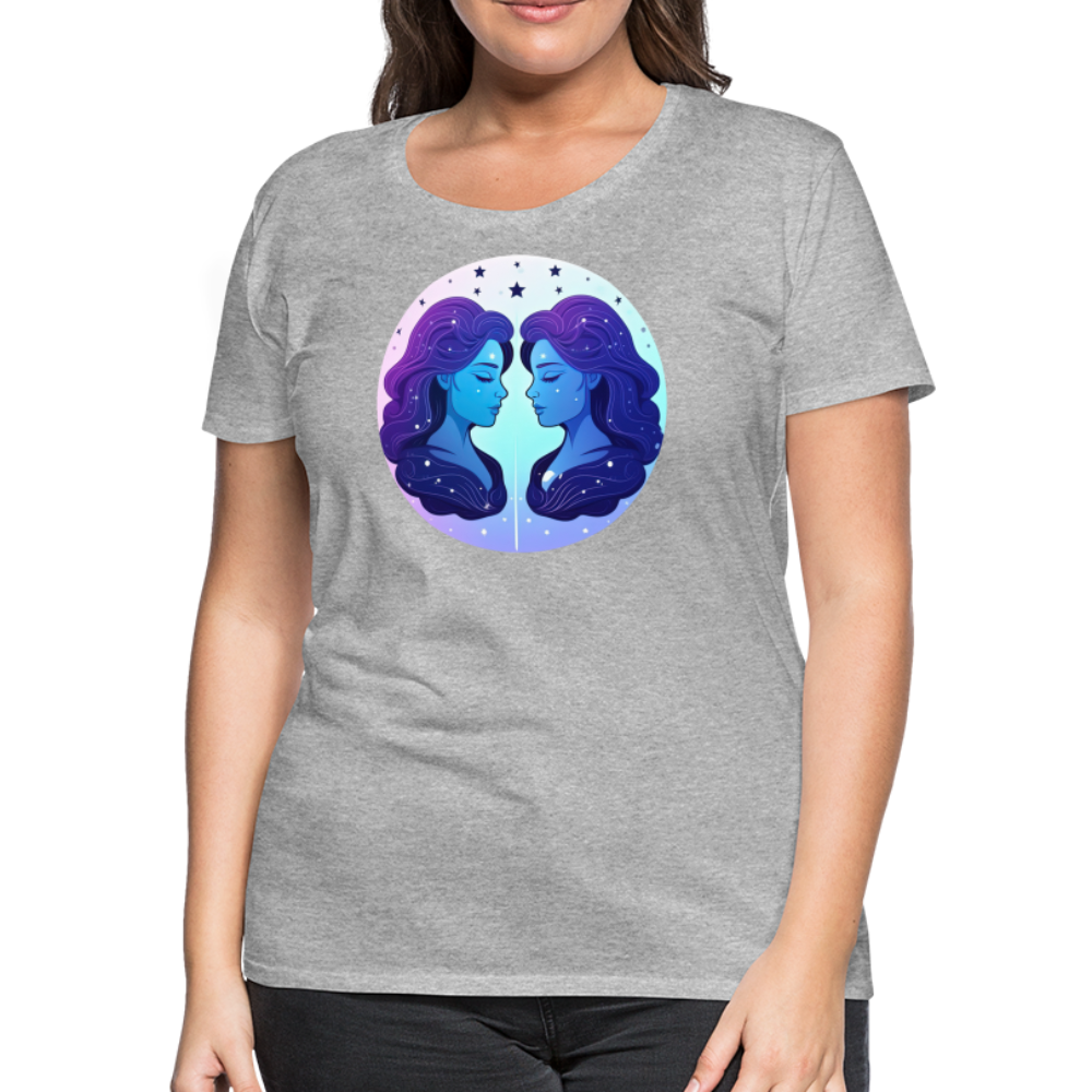 Women’s Magic Gemini Premium T-Shirt - heather gray