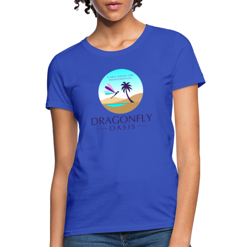 Women's Dragonfly Oasis V.1 Capricorn T-Shirt - royal blue