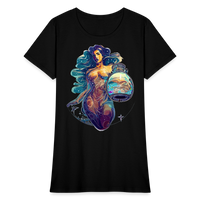 Thumbnail for Women's Mythical Aquarius T-Shirt - black