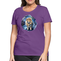 Thumbnail for Women's Mythical Words Leo Premium T-Shirt - purple