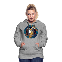 Thumbnail for Women’s Mythical Capricorn Premium Hoodie - heather grey