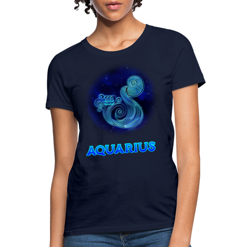 Women's Stellar Aquarius T-Shirt - navy