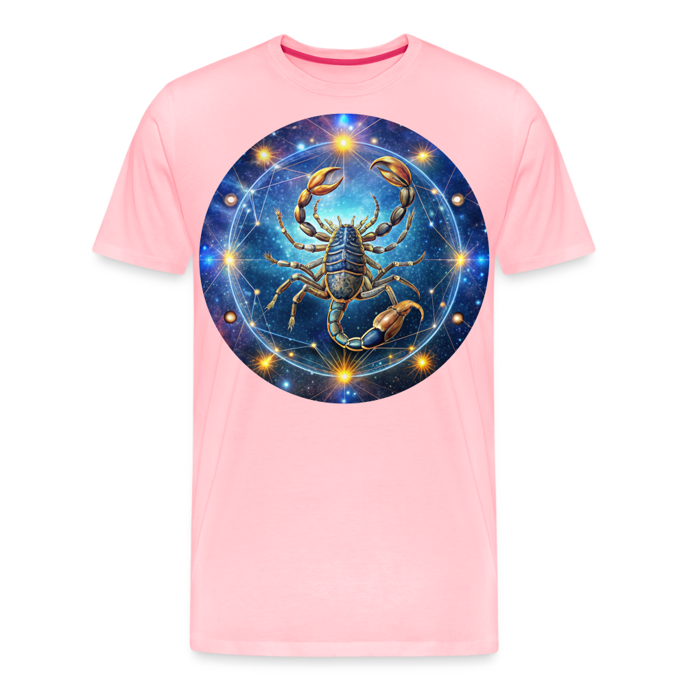 Men's Symbol Scorpio Premium T-Shirt - pink