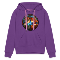 Thumbnail for Women’s Mosaic Gemini Premium Hoodie - purple 