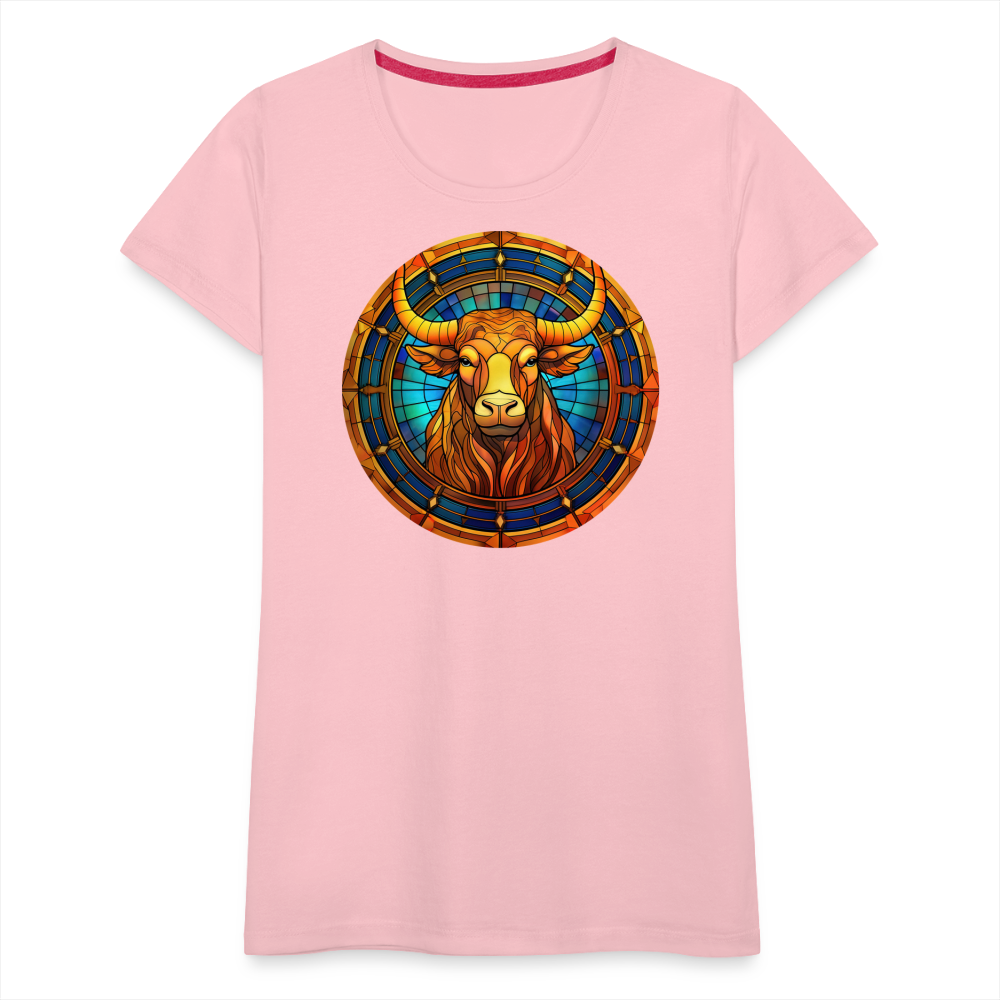 Women’s Mosaic Taurus Premium T-Shirt - pink