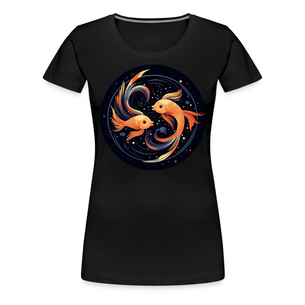 Women’s Mystic Pisces Premium T-Shirt - black