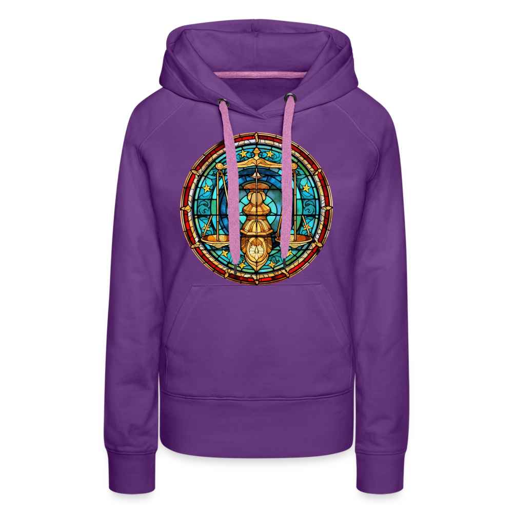 Women’s Mosaic Libra Premium Hoodie - purple 