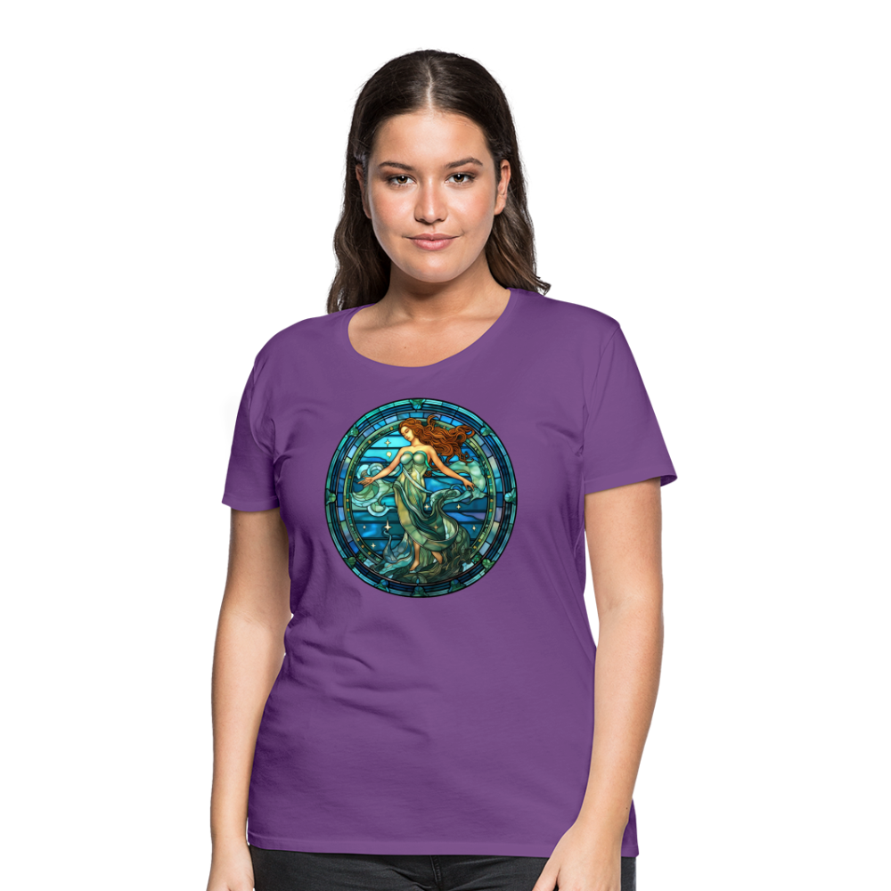 Women’s Mosaic Aquarius Premium T-Shirt - purple