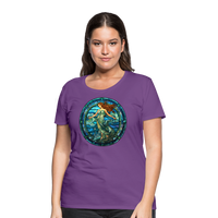 Thumbnail for Women’s Mosaic Aquarius Premium T-Shirt - purple