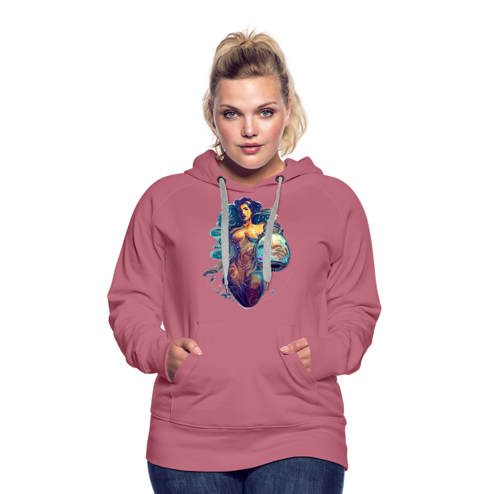 Women’s Mythical Aquarius Premium Hoodie - mauve