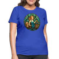 Thumbnail for Women's Mosaic Virgo T-Shirt - royal blue