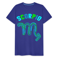 Thumbnail for Men's Power Words Scorpio Premium T-Shirt - royal blue