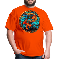 Thumbnail for Men's Mosaic Pisces Classic T-Shirt - orange