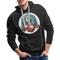 Thumbnail for Men’s Symbol Libra Premium Hoodie - black