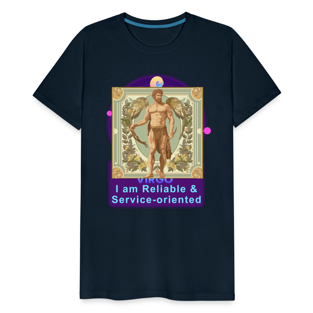 Men's Mythical Virgo Premium T-Shirt - deep navy