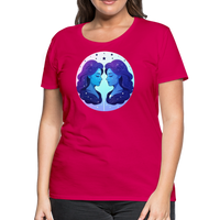 Thumbnail for Women’s Magic Gemini Premium T-Shirt - dark pink