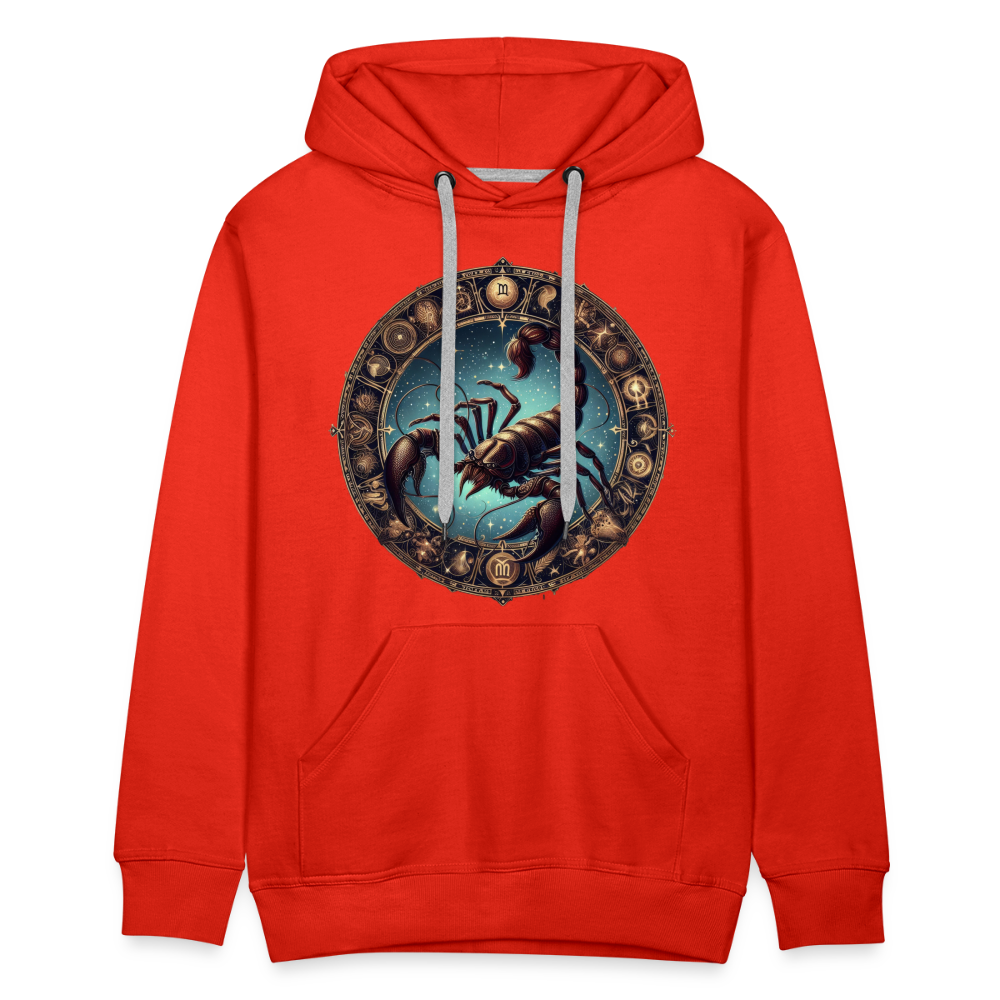 Men’s Mythical Scorpio Premium Hoodie - red