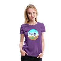 Thumbnail for Women's Dragonfly Oasis V.2 Premium T-Shirt - purple