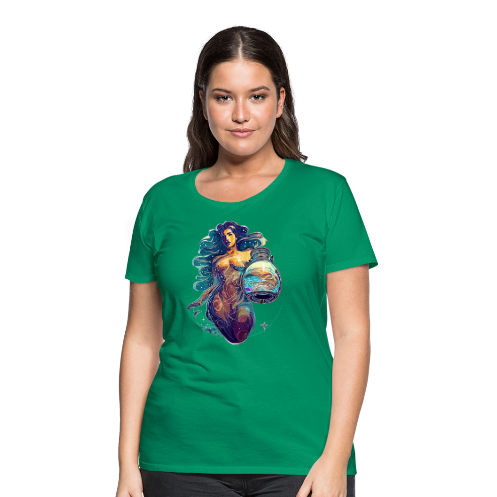 Women’s Mythical Aquarius Premium T-Shirt - kelly green