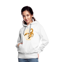 Thumbnail for Women’s Mosaic Scorpio Premium Hoodie - white