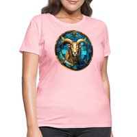 Thumbnail for Women's Mosaic Capricorn T-Shirt - pink