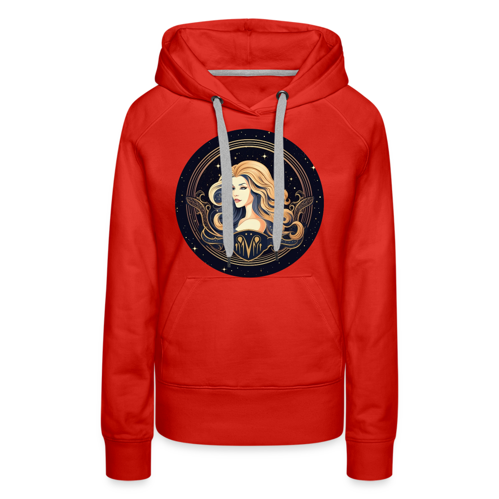 Women’s Mystic Virgo Premium Hoodie - red