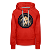 Thumbnail for Women’s Mystic Virgo Premium Hoodie - red