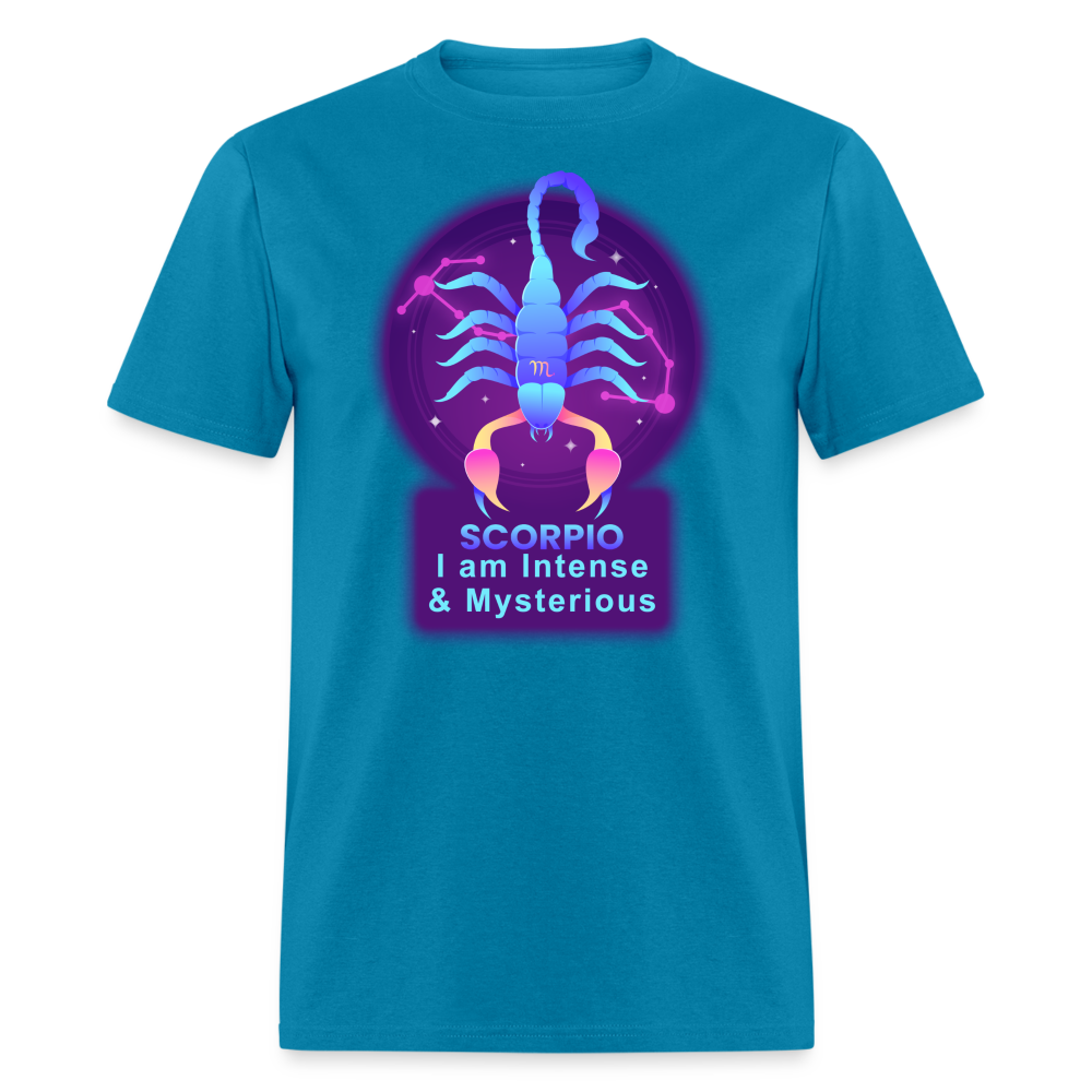 Men's Neon Scorpio Classic T-Shirt - turquoise