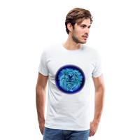 Thumbnail for Men's Leo Premium T-Shirt - white