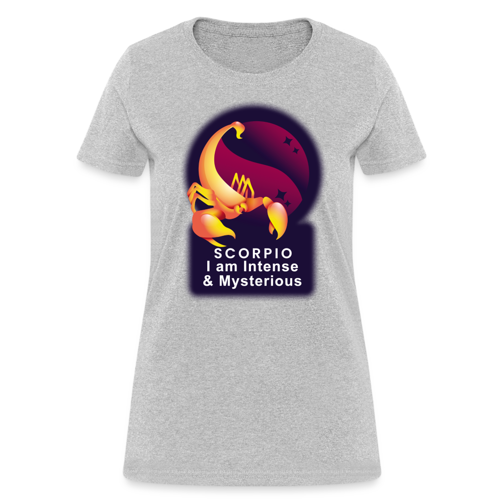 Women's Glow Scorpio T-Shirt - heather gray