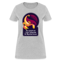 Thumbnail for Women's Glow Scorpio T-Shirt - heather gray