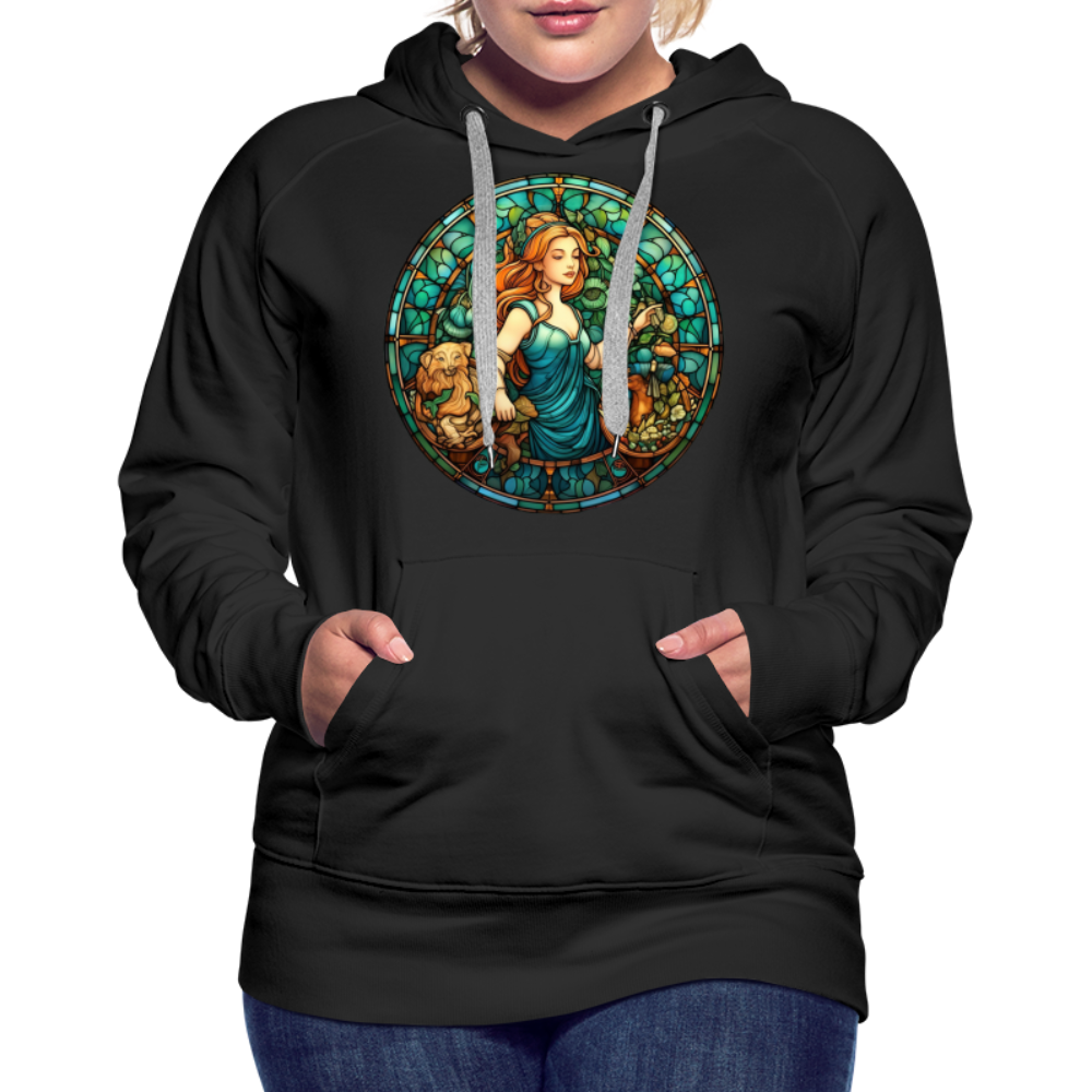 Women’s Mosaic Virgo Premium Hoodie - black