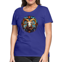 Thumbnail for Women’s Mosaic Aries Premium T-Shirt - royal blue