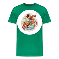 Thumbnail for Men's Symbol Sagittarius Premium T-Shirt - kelly green