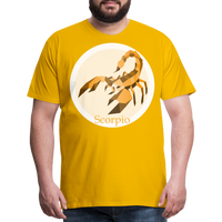 Thumbnail for Men's Mosaic Scorpio Premium T-Shirt - sun yellow