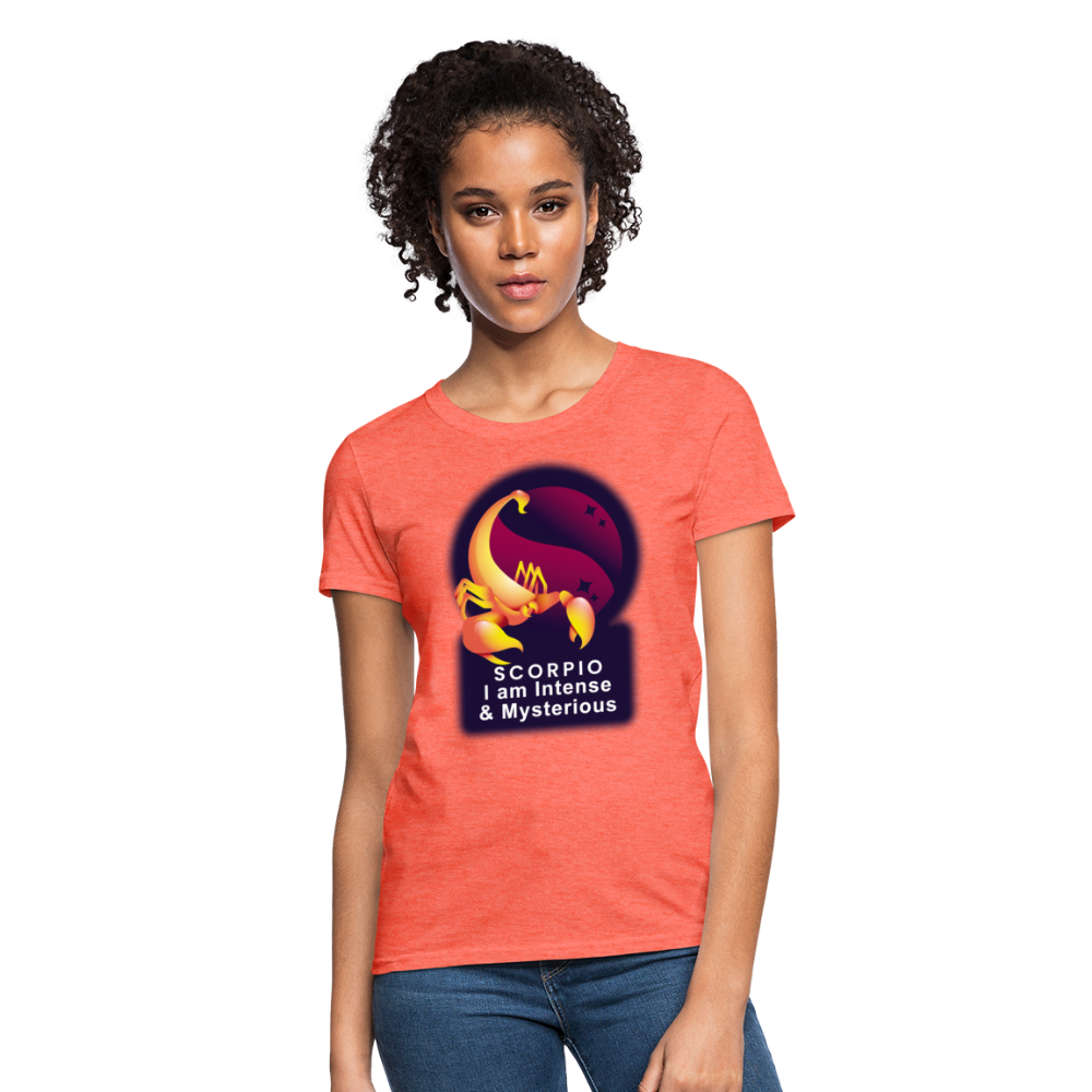 Women's Glow Scorpio T-Shirt - heather coral