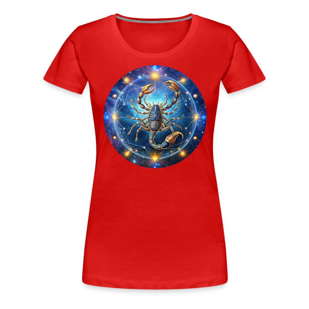 Women’s Symbol Scorpio Premium T-Shirt - red