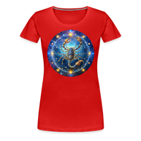 Thumbnail for Women’s Symbol Scorpio Premium T-Shirt - red