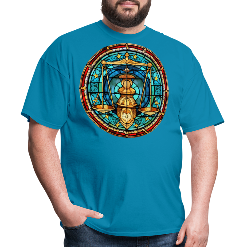 Men's Mosaic Libra Classic T-Shirt - turquoise