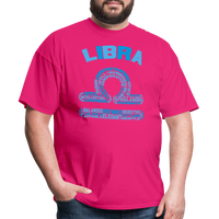 Thumbnail for Men's Power Words Libra Classic T-Shirt - fuchsia