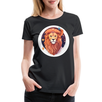 Thumbnail for Women's Symbol Leo Premium T-Shirt - black