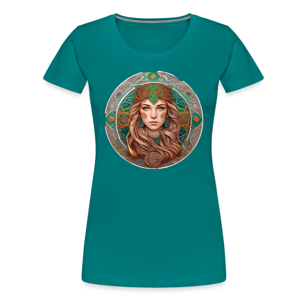 Women’s Mythical Virgo Premium T-Shirt - teal