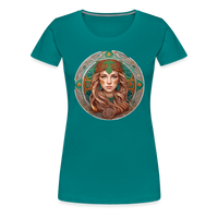 Thumbnail for Women’s Mythical Virgo Premium T-Shirt - teal