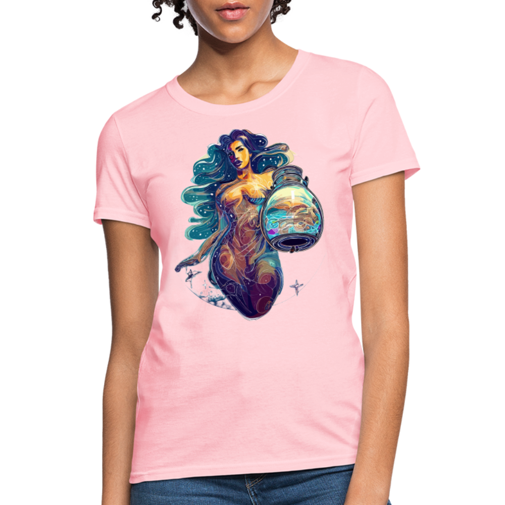 Women's Mythical Aquarius T-Shirt - pink