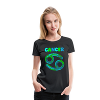 Thumbnail for Women's Power Words Cancer Premium T-Shirt - black