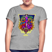 Thumbnail for Women's Cosmic Aries Relaxed Fit T-Shirt - heather gray